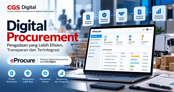 Digital Procurement: Transformasi Pengadaan Barang dan Jasa yang Lebih Efisien, Transparan, dan Terintegrasi